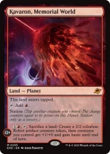 Kavaron, Memorial World card image