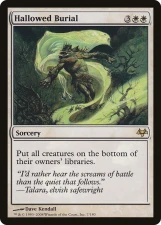 Hallowed Burial card image