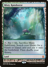 Misty Rainforest card image