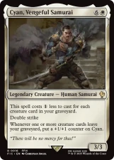 Cyan, Vengeful Samurai card image