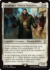 Heidegger, Shinra Executive card image