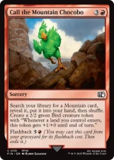 Call the Mountain Chocobo card image