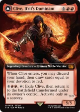 Clive, Ifrit’s Dominant // Ifrit, Warden of Inferno card image