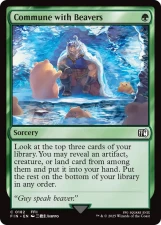 Commune with Beavers card image
