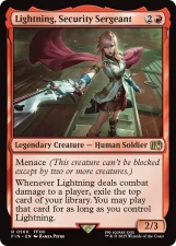 Lightning, Security Sergeant card image