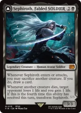 Sephiroth, Fabled SOLDIER // Sephiroth, One-Winged Angel card image