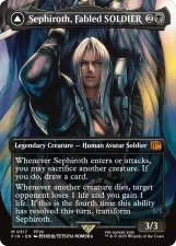 Sephiroth, Fabled SOLDIER // Sephiroth, One-Winged Angel card image