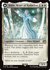 Venat, Heart of Hydaelyn // Hydaelyn, the Mothercrystal card image