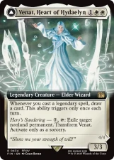 Venat, Heart of Hydaelyn // Hydaelyn, the Mothercrystal card image