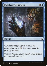 Rakshasa’s Disdain card image