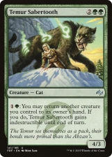 Temur Sabertooth card image