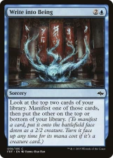 Write into Being card image