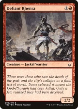 Defiant Khenra card image