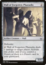 Wall of Forgotten Pharaohs card image