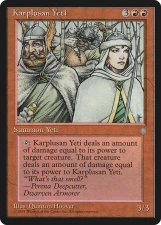 Karplusan Yeti card image