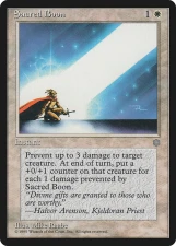 Sacred Boon card image