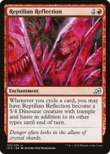Reptilian Reflection card image