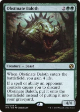 Obstinate Baloth card image