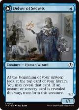 Delver of Secrets // Insectile Aberration card image