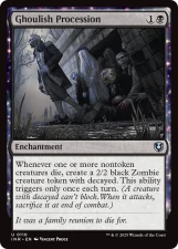 Ghoulish Procession card image