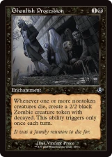 Ghoulish Procession card image