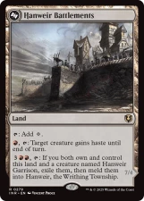 Hanweir Battlements // Hanweir, the Writhing Township card image