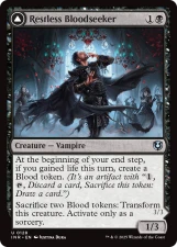 Restless Bloodseeker // Bloodsoaked Reveler card image