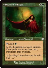 Scorned Villager // Moonscarred Werewolf card image