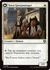 Town Gossipmonger // Incited Rabble card image