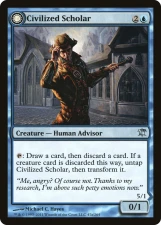 Civilized Scholar // Homicidal Brute card image