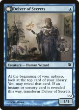 Delver of Secrets // Insectile Aberration card image