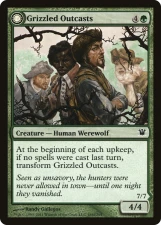 Grizzled Outcasts // Krallenhorde Wantons card image
