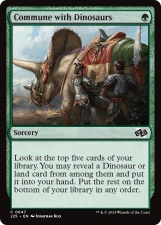 Commune with Dinosaurs card image