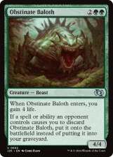 Obstinate Baloth card image