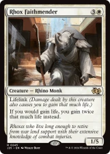 Rhox Faithmender card image