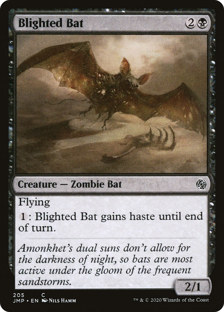 Blighted Bat Magic: The Gathering card image