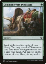 Commune with Dinosaurs card image