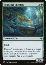Pouncing Cheetah card image