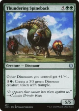Thundering Spineback card image