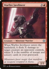 Warfire Javelineer card image