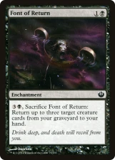 Font of Return card image
