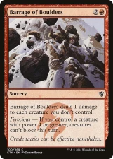 Barrage of Boulders card image