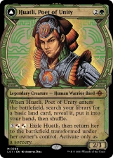 Huatli, Poet of Unity // Roar of the Fifth People card image