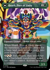 Huatli, Poet of Unity // Roar of the Fifth People card image