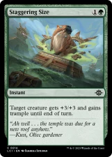 Staggering Size card image