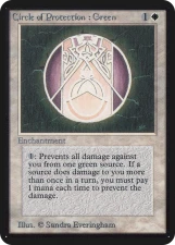 Circle of Protection: Green card image