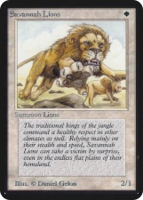 Savannah Lions card image