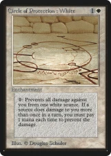 Circle of Protection: White card image