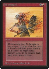 Disintegrate card image