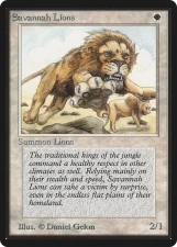 Savannah Lions card image